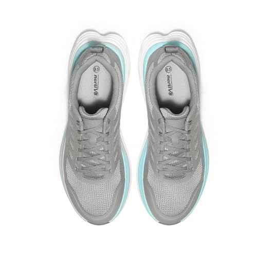 NORTIV 8 Men's Walking Running Tennis Cushioning Shoes ActiveFloat Non Slip Athletic Gym Workout Jogging Comfortable Sneakers