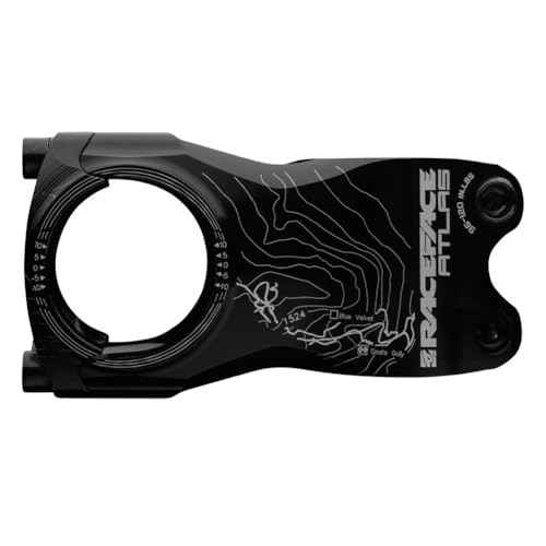 Race Face Atlas Mountain Bike Stem with 50x35mm Clamp, Black, 1 1/8-Inch