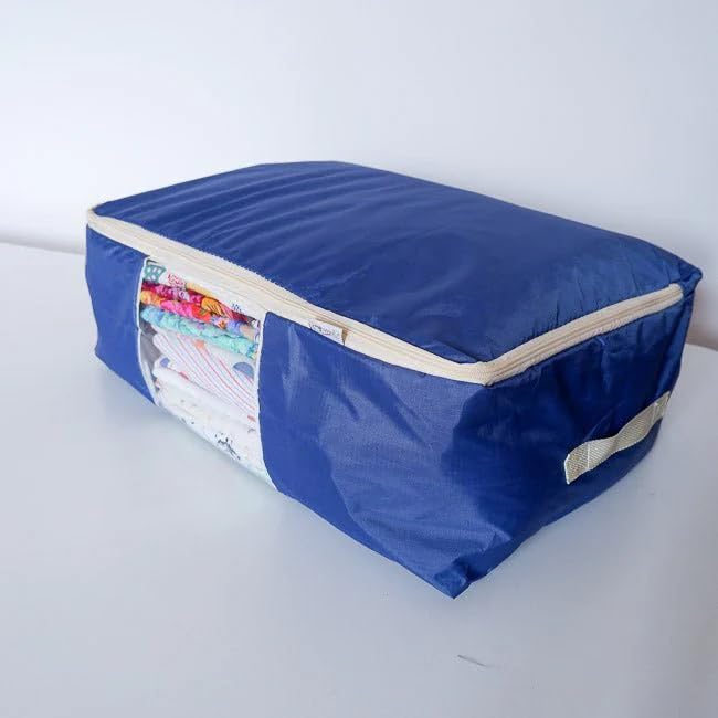 Quilt Storage Bag - Standard Size (22L x 15"W x 8"H) - Night Fall Blue" - color: Night Fall Blue