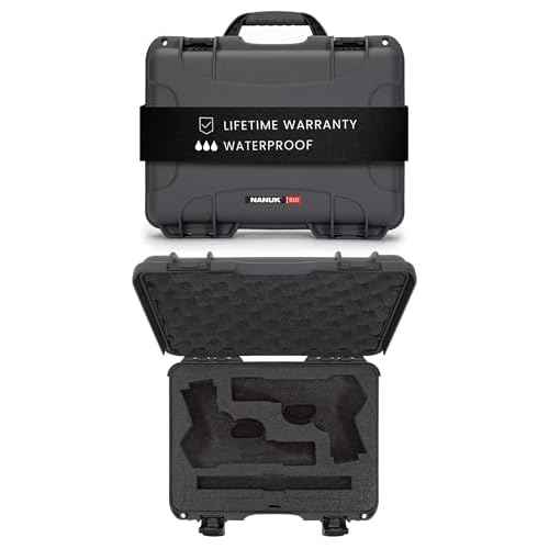 NANUK Hard Case with Custom Foam Insert for 2 up to 15 UP Professional Sporting Gear with Wheels ? IP67 Waterproof Gear Case Storage, Made in Canada