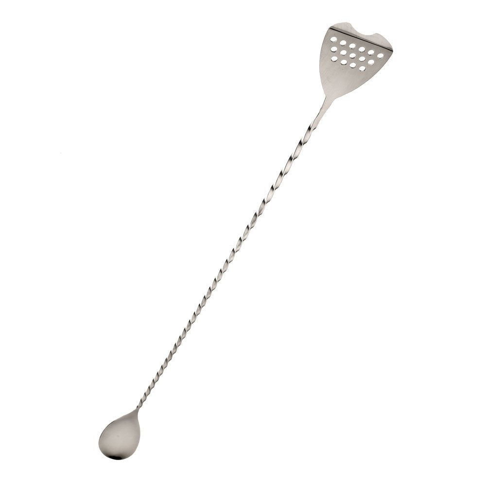 Barfly Bar Spoon, Standard 17 1/8" (43.5 Cm), Gun Metal Black