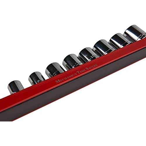 Mechanic's Time Savers Lock-A-Socket Tool Organizer: Magnetic Locking Socket Rack, 3/8" Drive Sockets