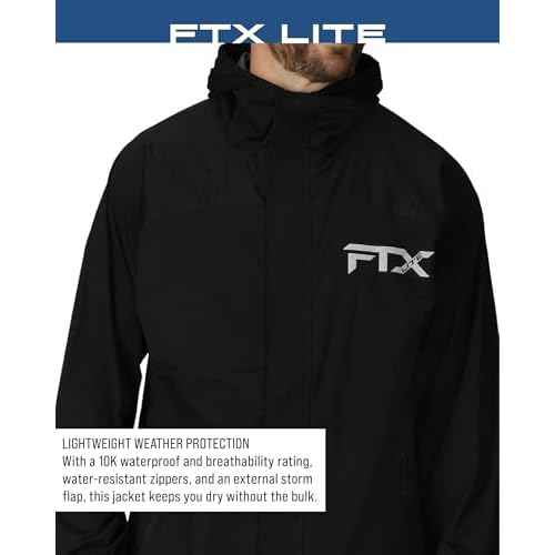 FROGG TOGGS Men¡¯s FTX Lite Rain Jacket ? 3-Layer Waterproof, Breathable, Stretch Comfort