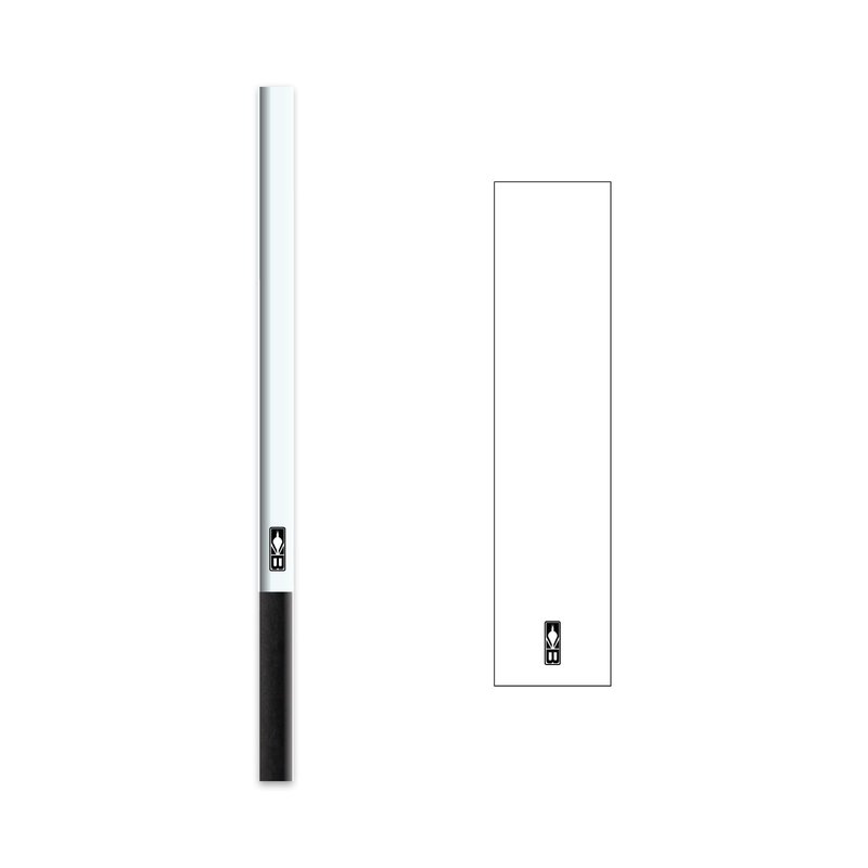 Bohning 4" Solid Arrow Wraps, X-Large, White