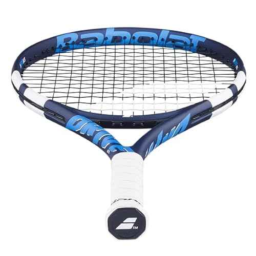 Babolat, Tennis Racket Drive Junior, One Size, Blue/Red, Graphite and Aluminium Composite Frame, Lightweight 230g, Ideal for Young Players 9-11 Years