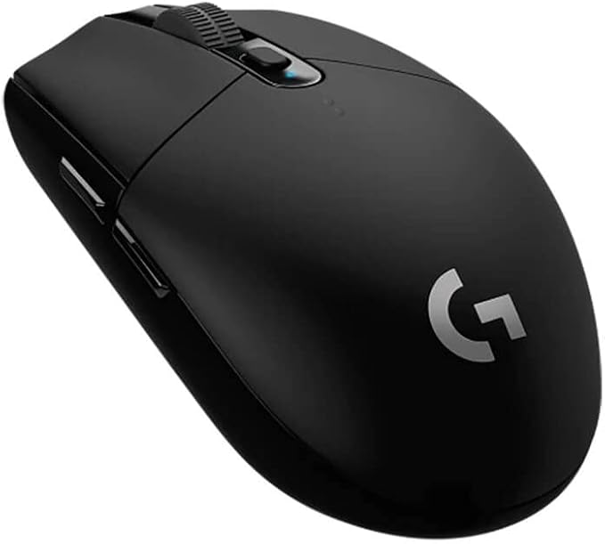 Logitech G305 Lightspeed Wireless Gaming Mouse, Hero Sensor, 12,000 DPI, Lightweight, 6 Programmable Buttons, 250h Battery, On-Board Memory, Compatible with PC, Mac - Black