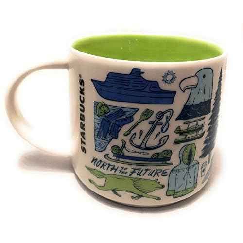 Starbucks ALASKA Been There Series Across the Globe Collection Coffee Mug 14 Ounce