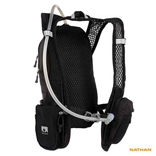 Nathan Hydration Vest with 2 Liter Bladder Included, Running Vest for Men and Women, Running Backpack w/ Smartphone Pocket, One Size Fits Most