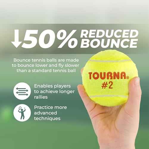 Tourna Orange Dot Low Compression Transition Tennis Balls