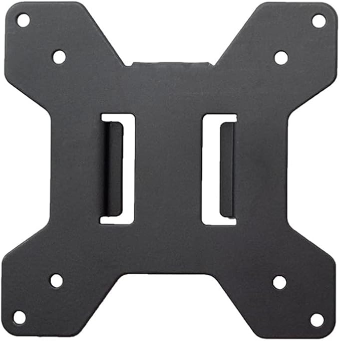VIVO Steel VESA Compatible Plate Mounting Kit, 75x75mm and 100x100mm, Quick Release Removable VESA Bracket, Easy Computer Monitor Mounting, Hardware Included, Black, PT-SD-VA01A