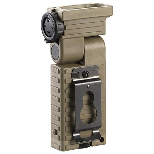 Streamlight 14032 Sidewinder 55-Lumens LED Military Flashlight with (2) AA Alkaline Batteries in Box, Coyote