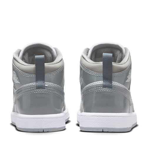 Jordan Little Kid's 1 Mid SE 'White/Cool Grey-Medium Grey' (HF3194 100) - 2y