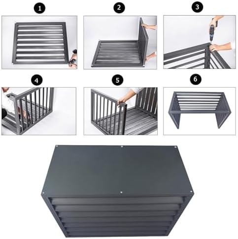 Aluminum Air Conditioner Cover Exterior Air Conditioning Unit Cover Air