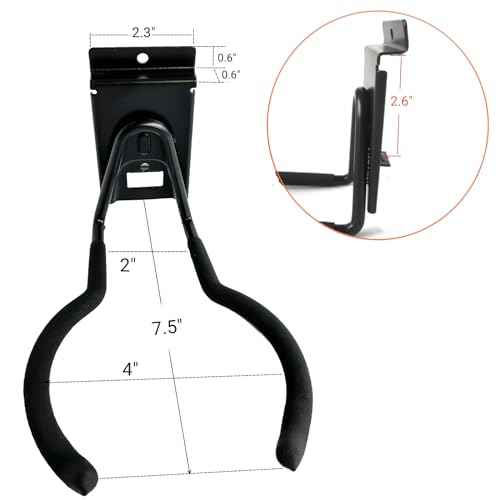 Power Tool Organizer for Slatwall, Garage Hooks for Hanging Yard Tools, Anti-Slip Weedeater Rack and Trimmer Holder, Versatile Slat Wall Drill Holder, 620 Series Slatwall Hooks