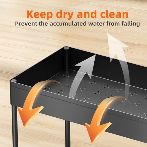 Simple Trending Under Sink Organizer, 2 Pack Pull Out Cabinet Organizer with Sliding Drawer, 2-Tier Under Sink Storage for Kitchen Bathroom, Black - size: 2 pack