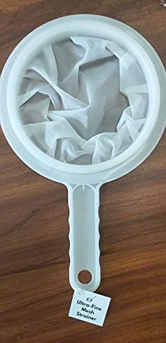 Kitchen Ultra-Fine Nylon Mesh Strainer I Plastic Sieve Fine Mesh Filter Spoon