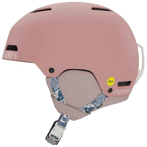 Giro Crue MIPS Kids Snow Helmet Goggle Combo - (Combo) Namuk Dark Rose - Size Small