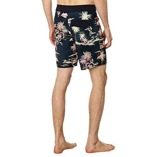 Quiksilver Men's Standard Surfsilk QS 69 18 Boardshort Swim Trunk, Black, 31