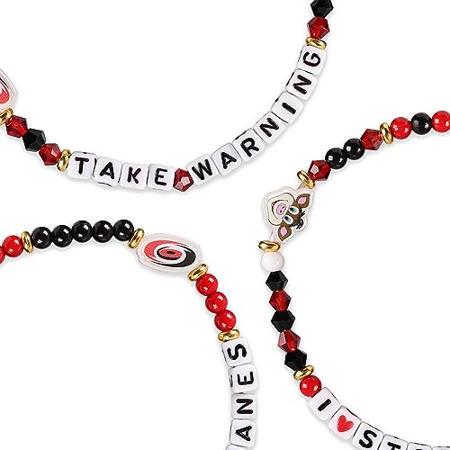 FOCO NHL unisex-adult NHL Team Logo Officially Licensed 3-Pack Beaded Friendship Bracelets