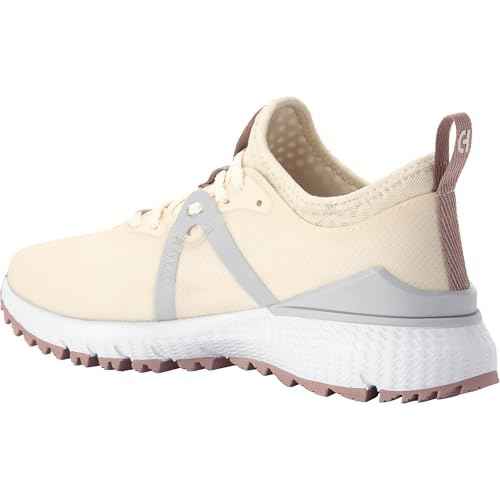 Cole Haan Zerogrand Overtake Golf Water Resistant, Ivory/Harbor Mist/Fawn/Optic White, 5.5-B US