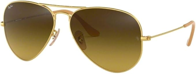 Ray-Ban RB3025 Metal Aviator Sunglasses For Men For Women +BUNDLE with ACCESSORY EYEWEAR KIT