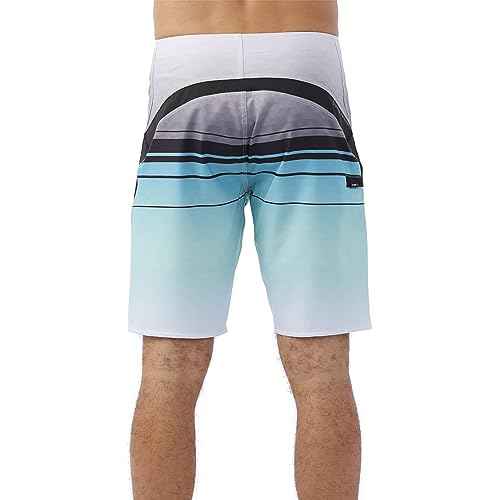 O'NEILL Men's 20 Inch S-Seam Boardshorts - Water Resistant Swim Trunks for Men with Quick Dry Stretch Fabric and Pockets