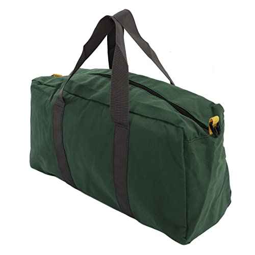 Wide Mouth Tool Bag, Large Capacity Organizer Tote, Portable 20" Tool Bag for Carpentry, Electrician, Plumbing, Gardening