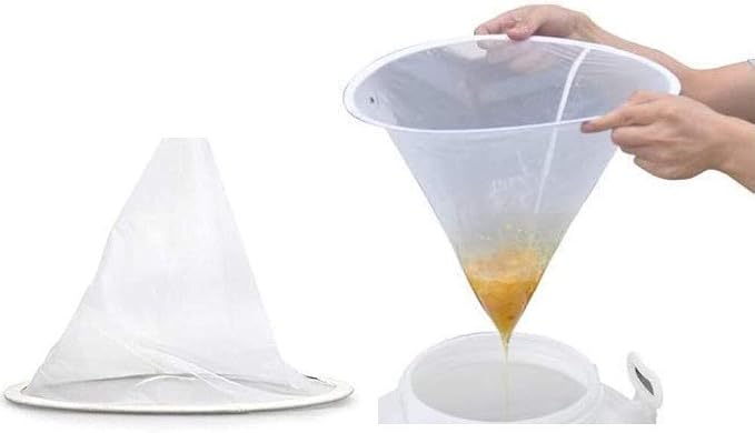 Honey Strainer Filter 2pcs Net Screen Food Filter Apiary Equipment Extraction
