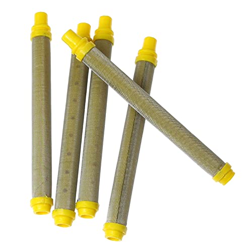 Spray Paint Gun Filters RLECS 5pcs Replacement Wagner Titan Fine Mesh Airless Spray Gun Filters 100 Mesh for 89324 or 0089324, 581-062, 154675 0516732