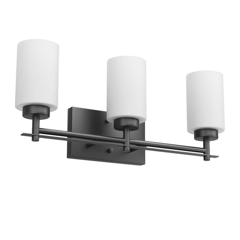 Aipsun Black Vintage Vanity Light, Bathroom Vanity Lighting Fixtures Industrial Vanity Light for Bathroom Black Wall Light Over Mirror(Exclude Bulb)