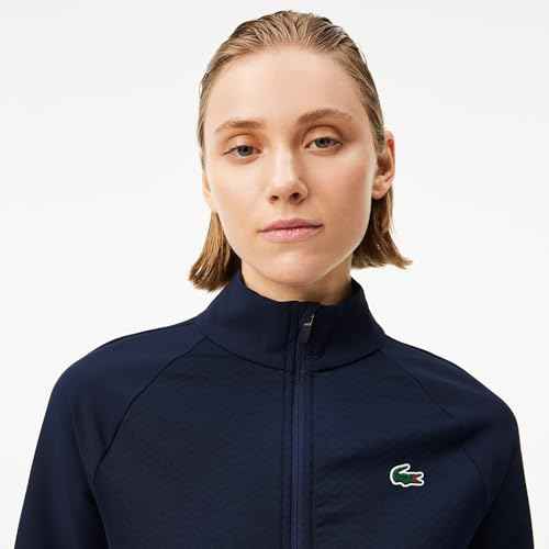 Lacoste Women's Sport Slim Fit Zip-up Golf Layering Jacket