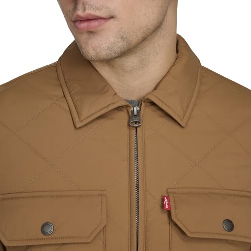 Levi's mens Men's Diamond Quilted Laydown Collar Jacket