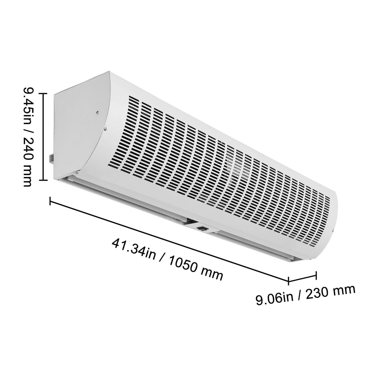 42" Commercial Indoor Air Curtain Super Power 2 Speeds 1350CFM, Wall Mounted Air Curtains for Doors, Indoor Over Door Fan with Heavy Duty Limit Switch, Easy-Install 110V Unheated