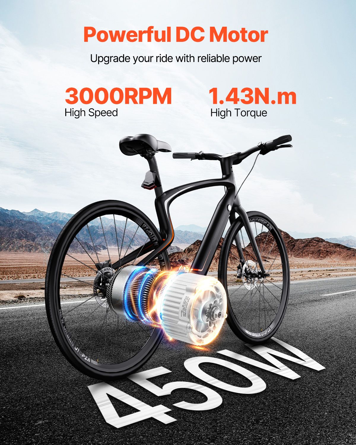 450W Electric Brushed DC Motor Kit - 36V 3000rpm Motor with Upgraded Speed Controller and Thumb Throttle Kit for Go Karts E-Bike Motorcycle Scooter