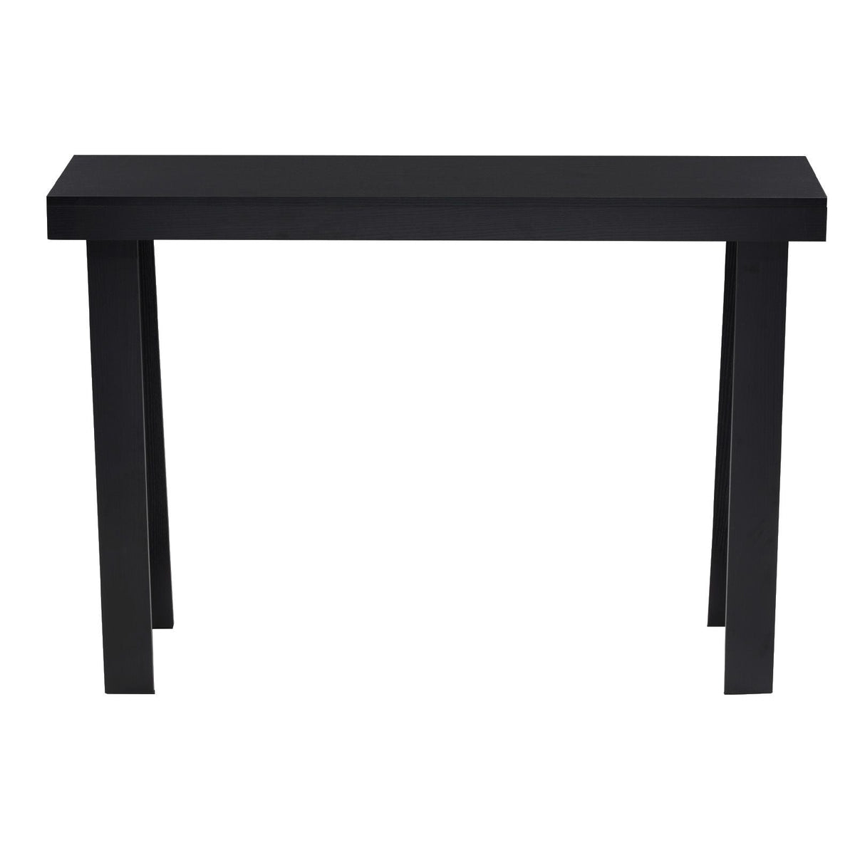 46 in Console Table, Modern Desk Behind the Couch, Wooden Rectangle Entrance Desk, Narrow Long Sofa Table Accent Stand for Hallway, Bedroom, Living Room, Foyer, Easy Assembly, Black