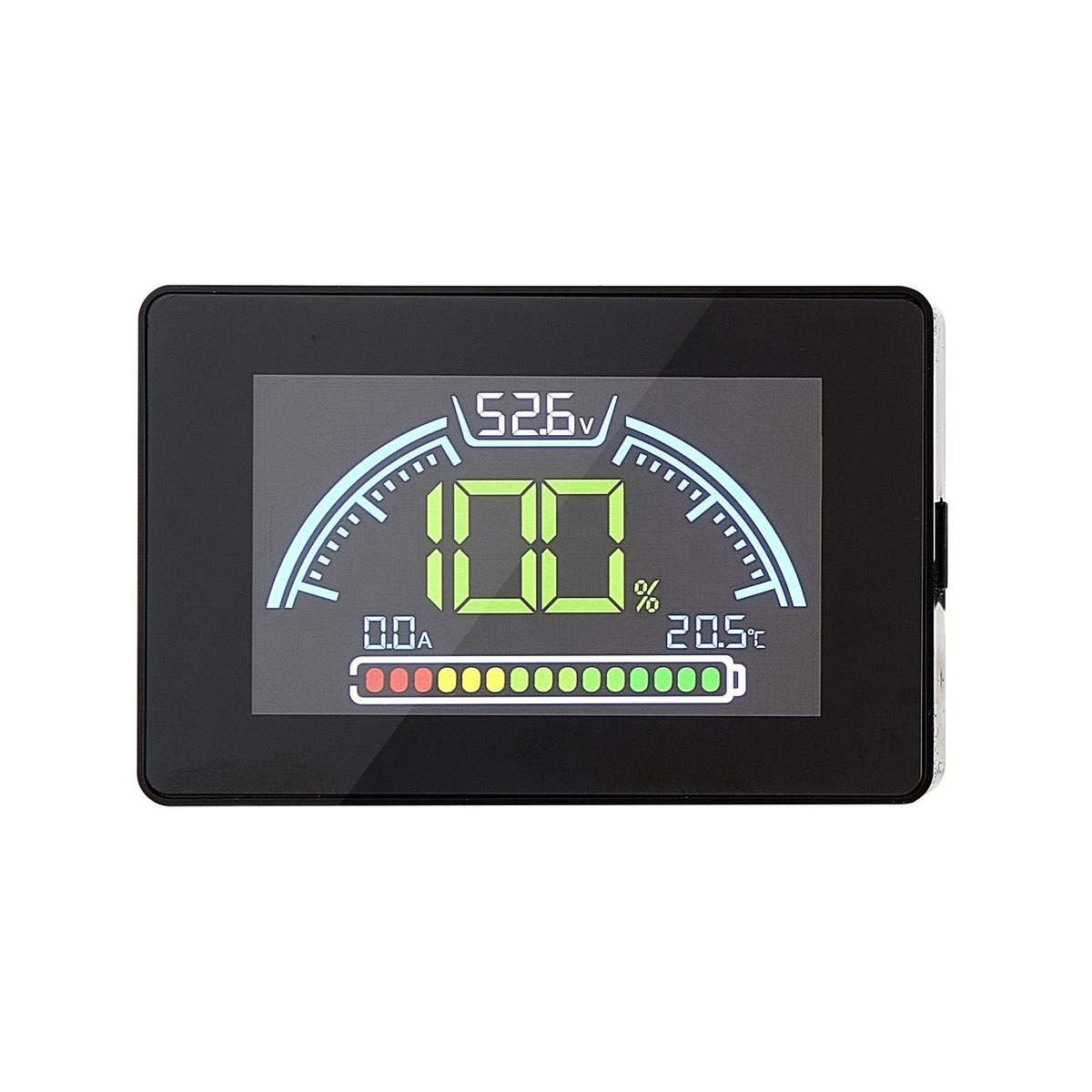 48V 105Ah Golf Cart Lithium Battery, 48 Volt Golf Cart Battery with 200A BMS, LCD Monitor and Mobile APP, LiFePO4 Battery with 600A Peak Current, 20A Charger and 4000+ Cycles, for Golf Carts