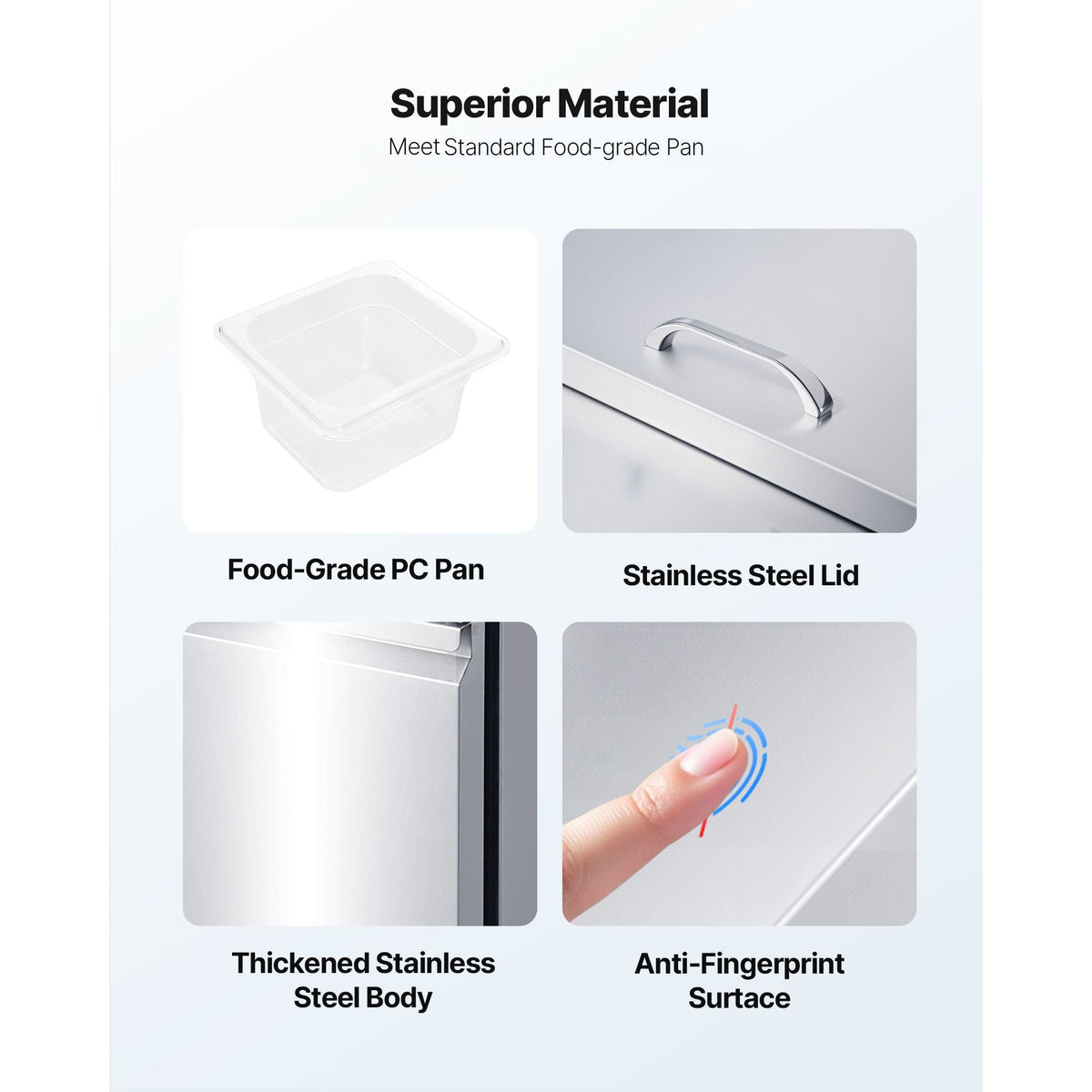 48"W Commercial Refrigerator, 12.5 Cu. Ft Sandwich Prep Refrigerated Table, Mega Top Food Prep Fridge with 12 Pans and Cutting Board, Stainless Steel Salad Prep Cooler for Restaurant, Food Truck
