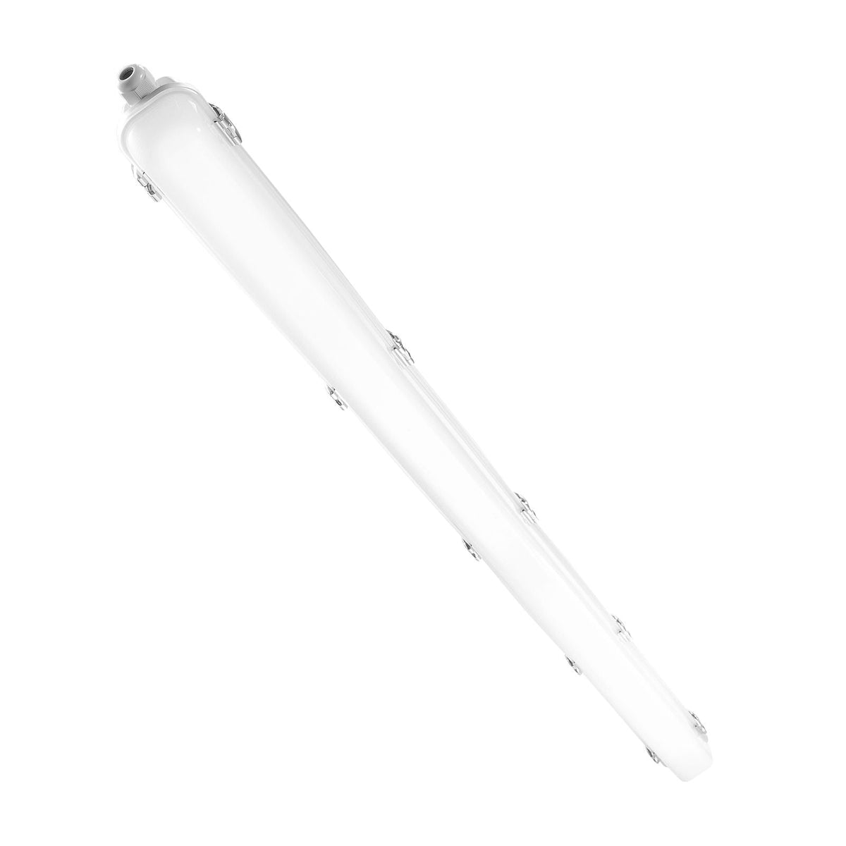 4FT LED Vapor Tight Light, 60W/50W/40W Selectable, 5000K Vapor Proof Light Fixture with 5400/6400/7400LM Adjustable, IP65 Waterproof for Parking Lot Warehouse Walk-In Freezer Car Wash, 4-Pack