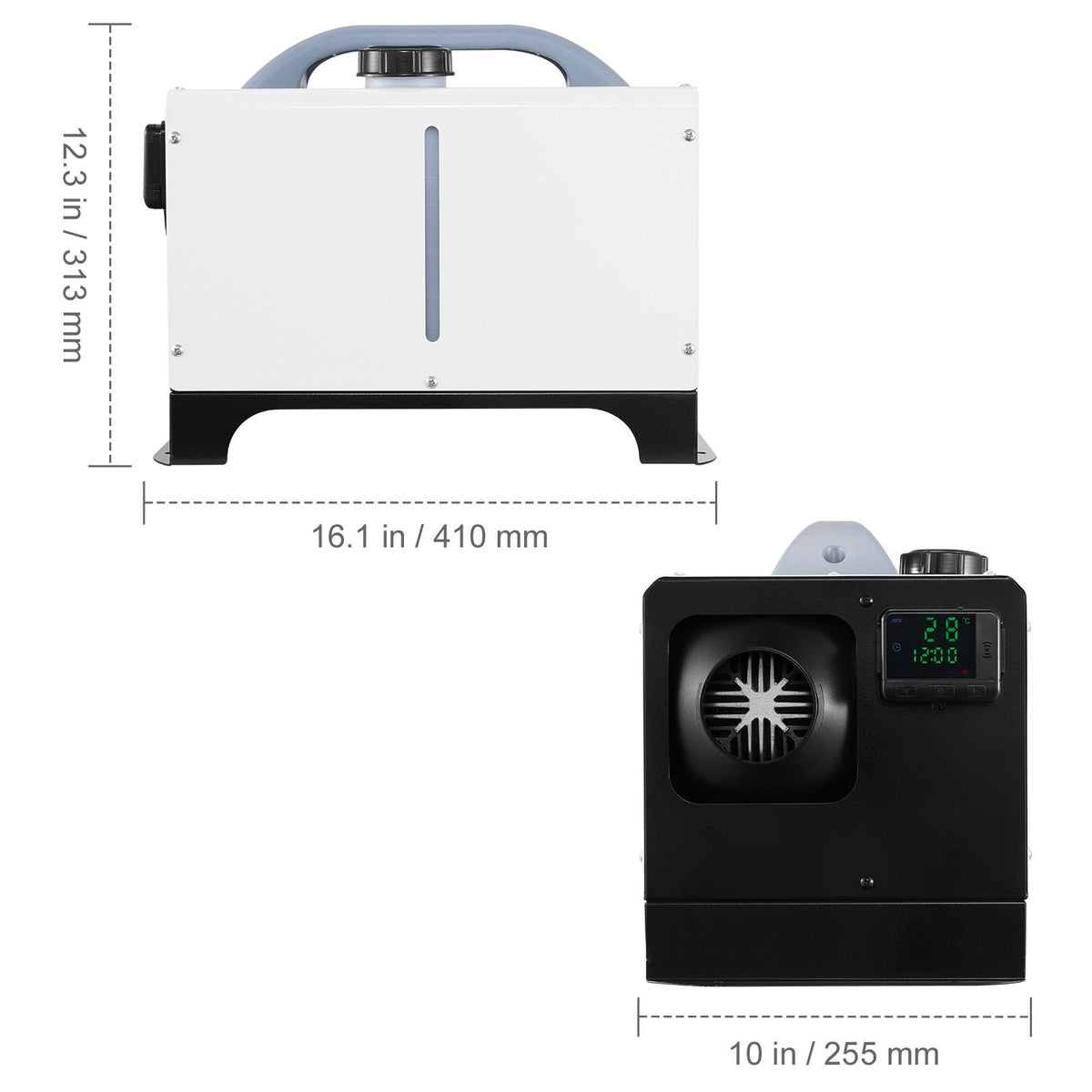 5-8KW Diesel Heater, Diesel Air Heater All in One with Remote Control and LCD Screen, Fast Heating Low Noise, Portable Diesel Heater for Truck Van RV Trailer Camper