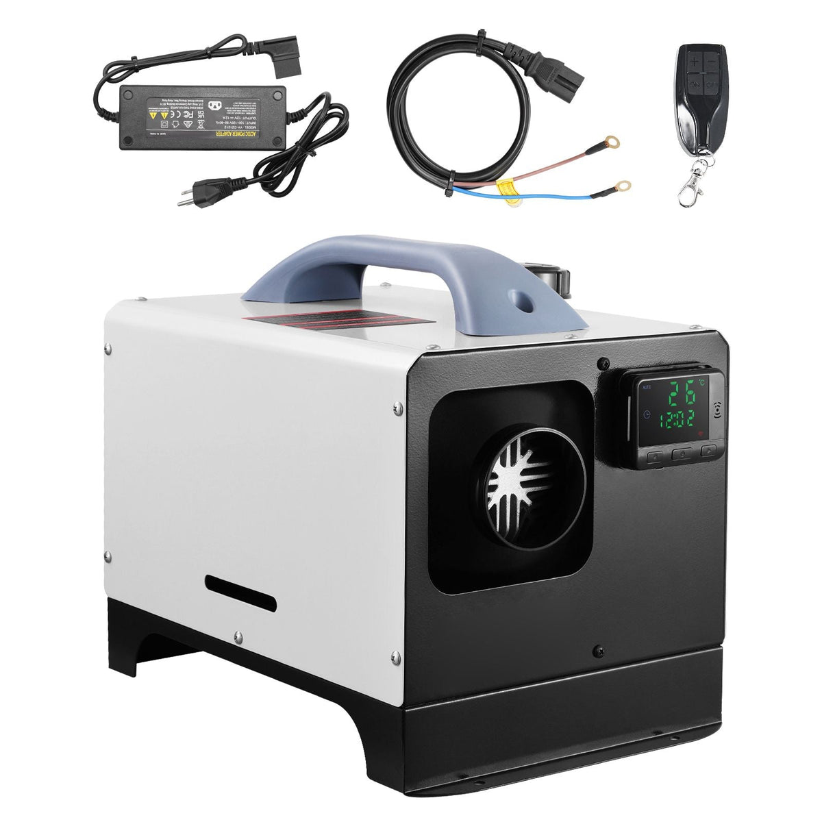 5-8KW Diesel Heater, Diesel Air Heater All in One with Remote Control and LCD Screen, Fast Heating Low Noise, Portable Diesel Heater for Truck Van RV Trailer Camper