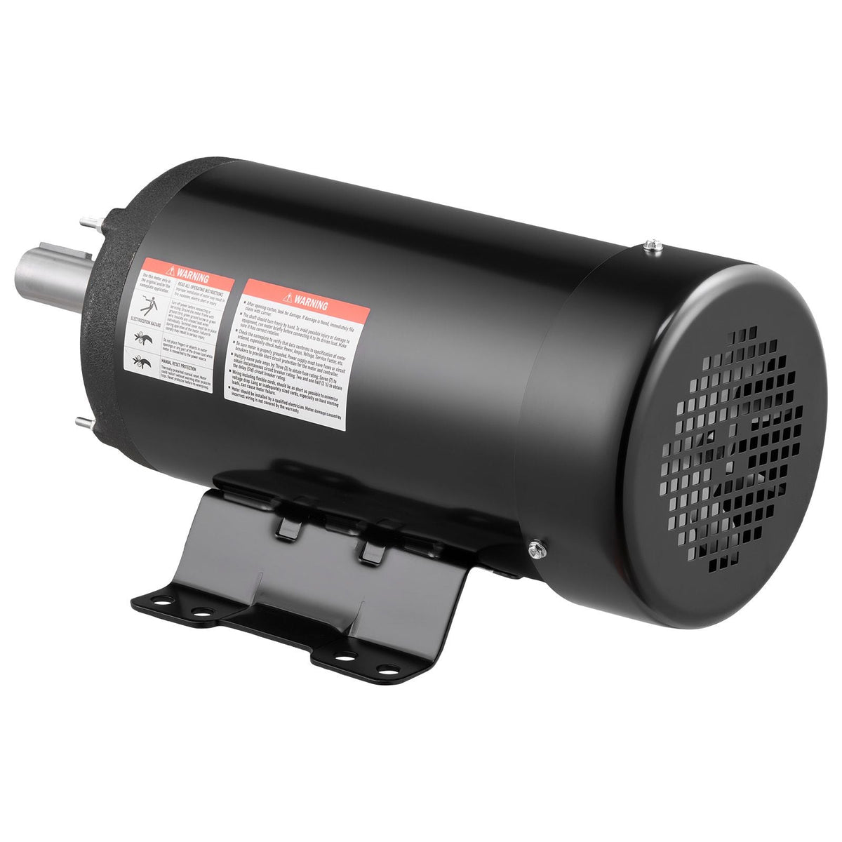 5 HP Electric Motor, 1725RPM Air Compressor Motor, CW/CCW Rotation, 1.125 inch Shaft Diameter, 2.75inch Shaft Length, 20.7N.m Torque, Three-Phase, TEFC Cooling, 230V/460V, 184T Frame