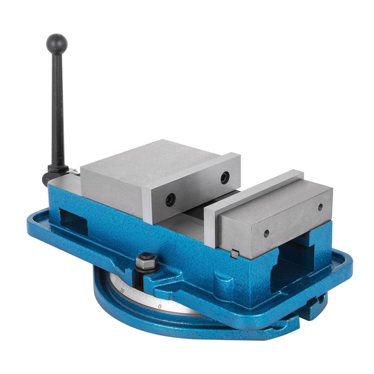5 Inch ACCU Lock Down Vise Precision Milling Vice 5 Inch Jaw Width Drill Press Vise Milling Drilling Machine Bench Clamp Clamping Vice with 360 Degree Swiveling Base CNC Vise