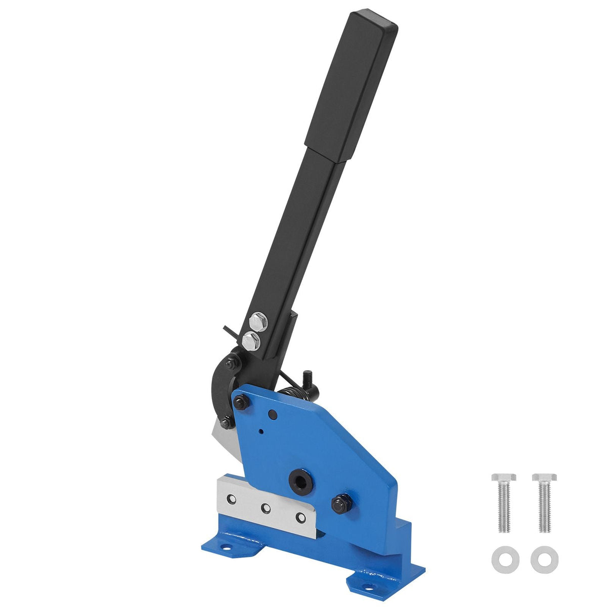 5" Manual Hand Plate Shear for Metal Sheet Processing, HS-5 Benchtop Cutter with Q235 Material, for Crafts Thick Steel Crafting, Heavy Duty Roll Press Machine for Builders, DIY Enthusiasts