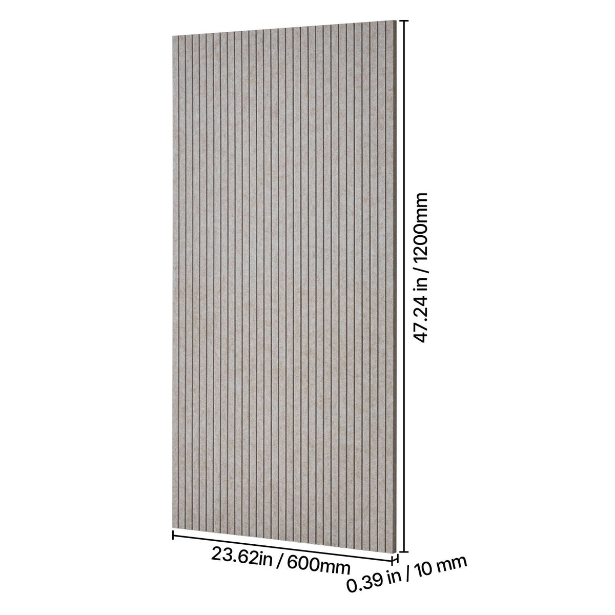 5 Pack Acoustic Panels with Self Adhesive, 47.2 x 23.6 x 0.4 inch Sound Proof Foam Panels, Polyester Fiber Soundproof Wall Panels High Density, for Home, Studio, Office, Theater, Camel