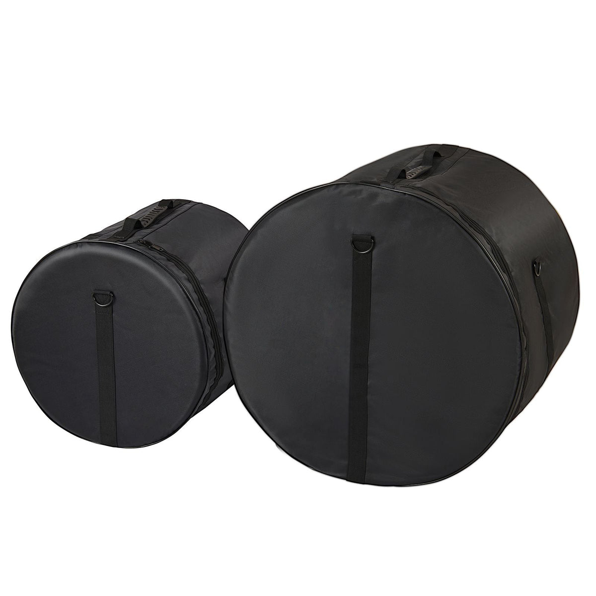 5-Piece Drum Bag Kit, Durable 1680D Oxford Material, Cushioned Cases with 1.5m Removable Shoulder Strap and Carry Handles, Collapsible, Fits 22'' Bass, 12''/13''/16'' Toms, 14'' Snare