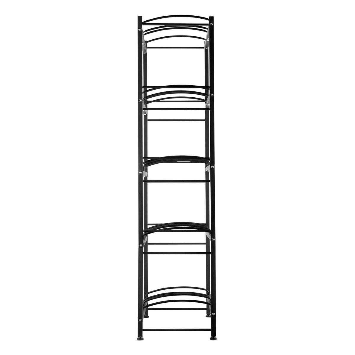 5 Tiers Water Jug Holder, 5 Gallon Water Bottle Holder, Double Row Water Bottle Rack for 10 Bottles, Heavy Duty Water Jug Rack for Kitchen, Office, Living Room, Black