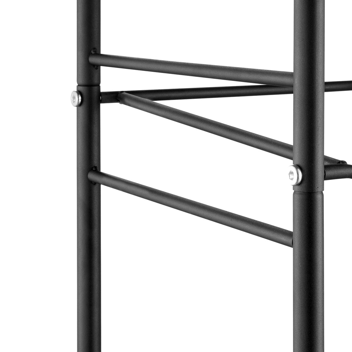 5 Tiers Water Jug Holder, 5 Gallon Water Bottle Holder, Double Row Water Bottle Rack for 10 Bottles, Heavy Duty Water Jug Rack for Kitchen, Office, Living Room, Black