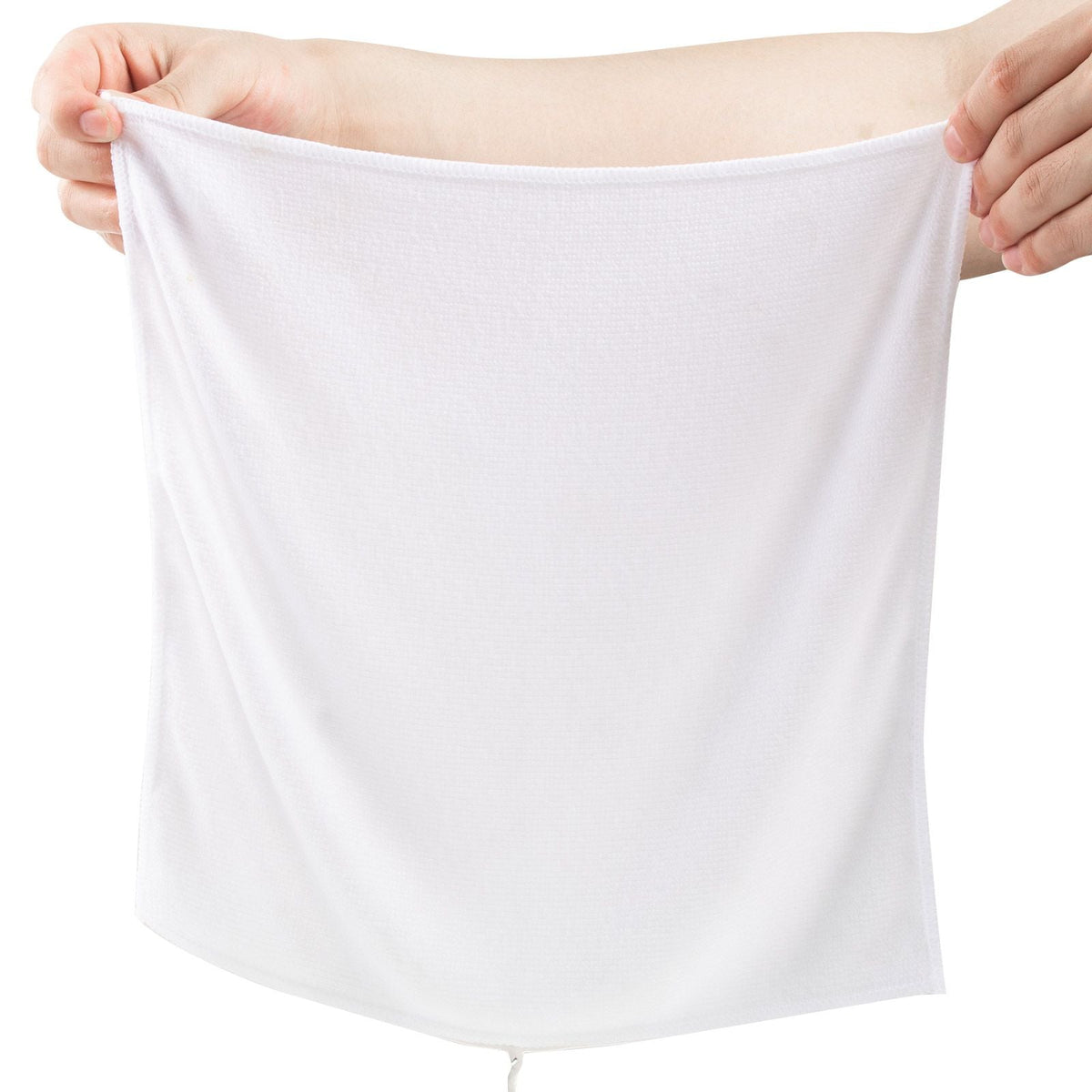 50 Pack White Microfiber Cleaning Cloth, 12 x 12 in Premium Microfiber Towels, Lint-Free and Scratch-Free, Absorbent Cleaning Rags for Car, Household, Kitchen, Window, SPA, Hotel & Bathroom
