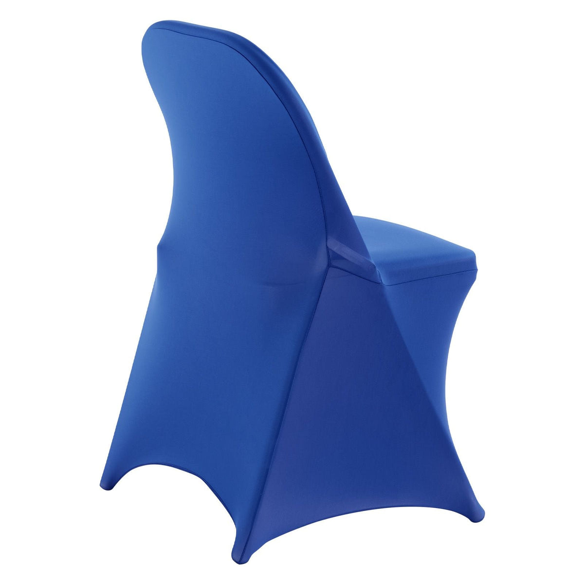 50 Pcs Blue Chair Covers, Polyester Spandex Chair Cover, Stretch Slipcovers for Wedding Party Dining Banquet Flat-Front Chair Covers, Fits Chair Measures up to 17.72 x 18.11 x 30.31 inch