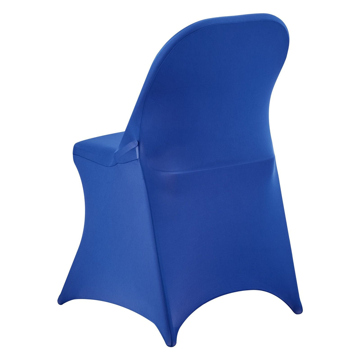 50 Pcs Blue Chair Covers, Polyester Spandex Chair Cover, Stretch Slipcovers for Wedding Party Dining Banquet Flat-Front Chair Covers, Fits Chair Measures up to 17.72 x 18.11 x 30.31 inch